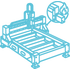 Quenched Heavy-Duty Machine Bed