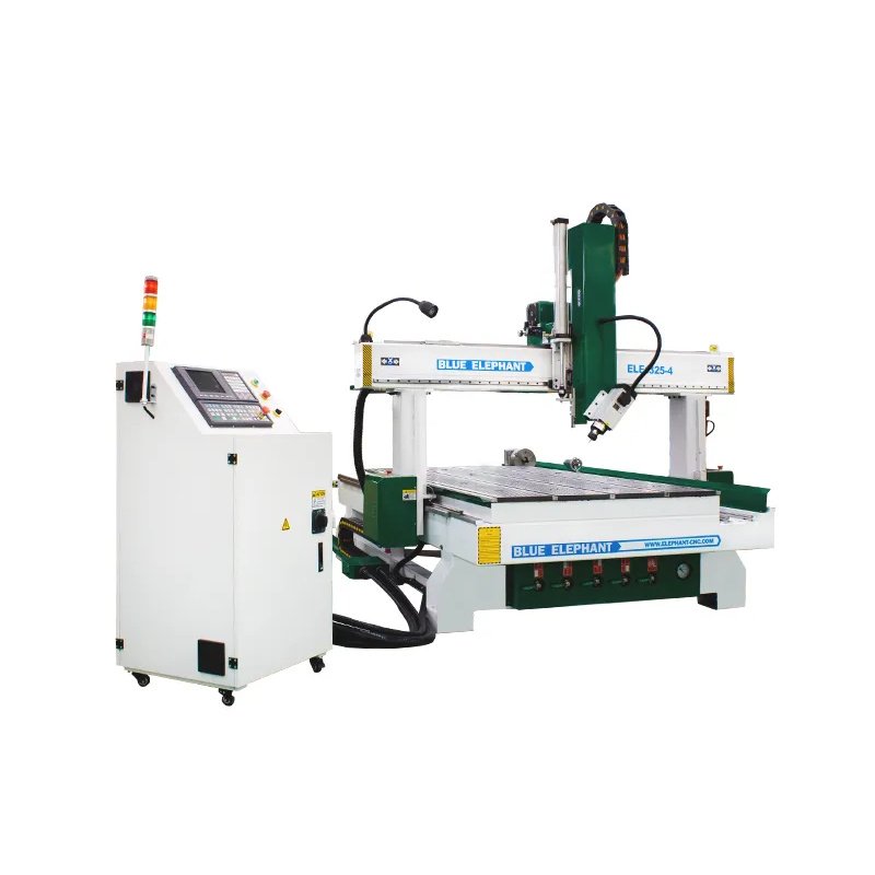 1325 4×8 4 Axis Rotary Wood Engraving CNC Router