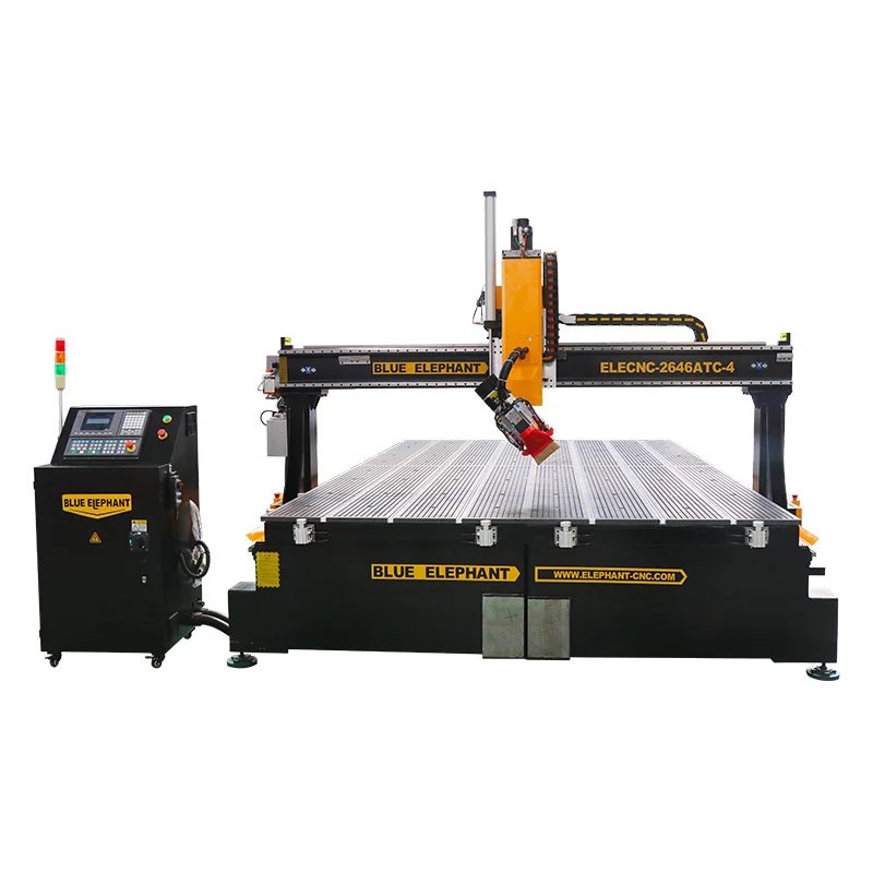 2646 4 Axis ATC CNC Router with Detachable Bed