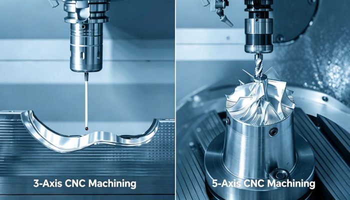 3-Axis vs 5-Axis CNC Machining Key Differences and How to Choose