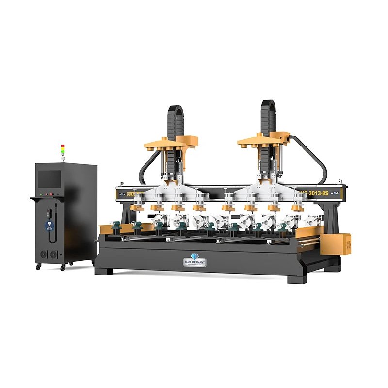 3013 Two Heads Eight Spindles CNC Router