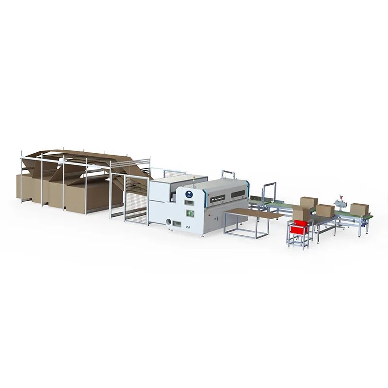 AB2500F Corrugated Cardboard Box Making Machine