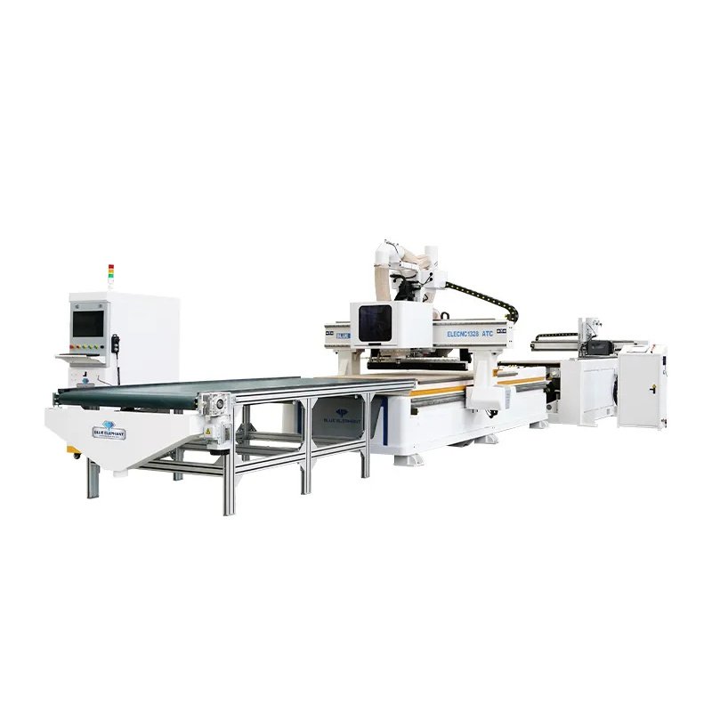 EK2-1328 Loading&Unloading ATC Nesting CNC Machine with Labeling Function