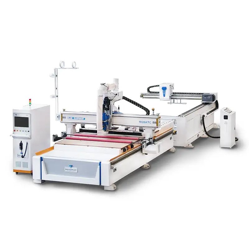 EK2-1828 Loading&Unloading Nesting CNC Machine with Labeling Function