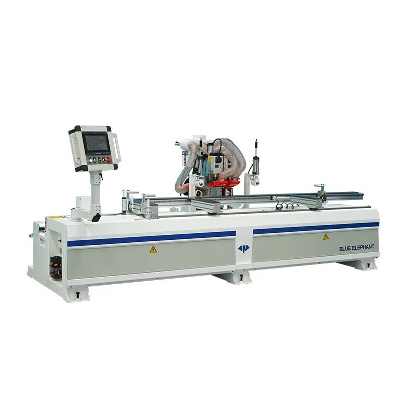 EM2-1028E CNC Door Lock Hole Drilling and Hinge Boring Machine