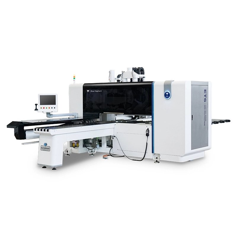 ET6 6-Sided Dual Drilling Machine with ATC, Right-Angle Head & Saw Blade Unit