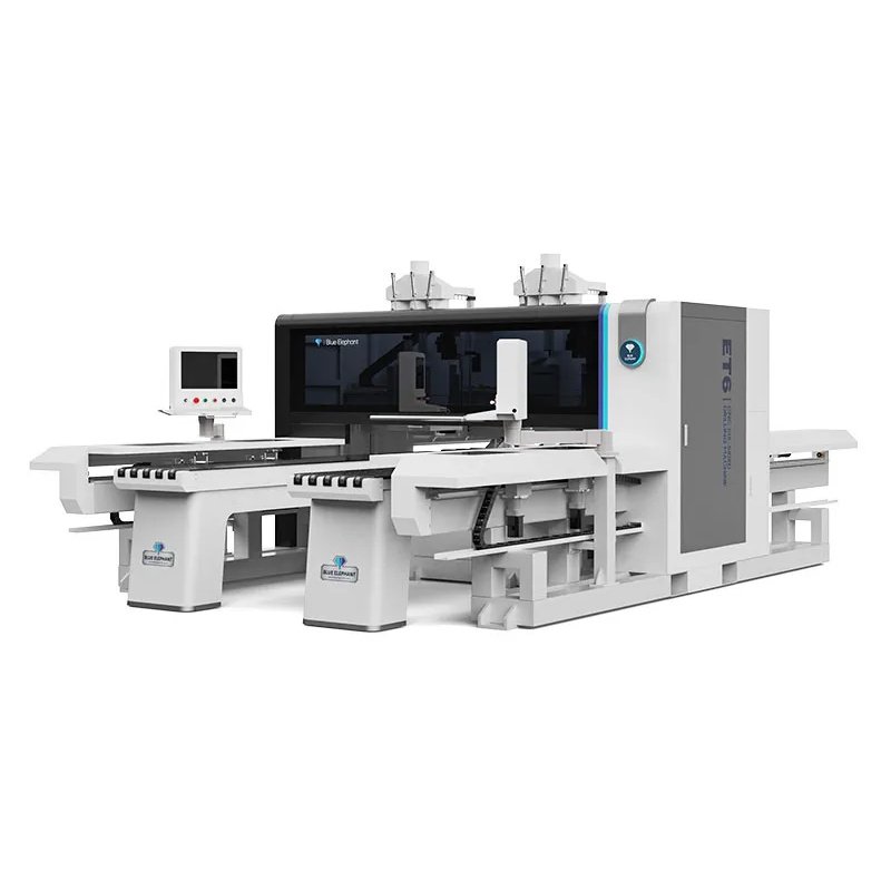 ET6 Double Stations 6 Sided CNC Drilling Machine