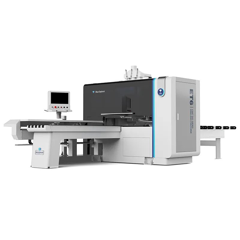 ET6DT 6 Sided CNC Drilling Machine with Double Drill Units