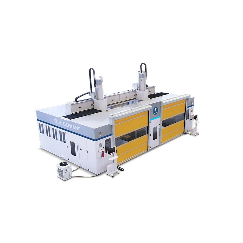 EW2-1727 Dual 5 Axis Moving-Table CNC Router