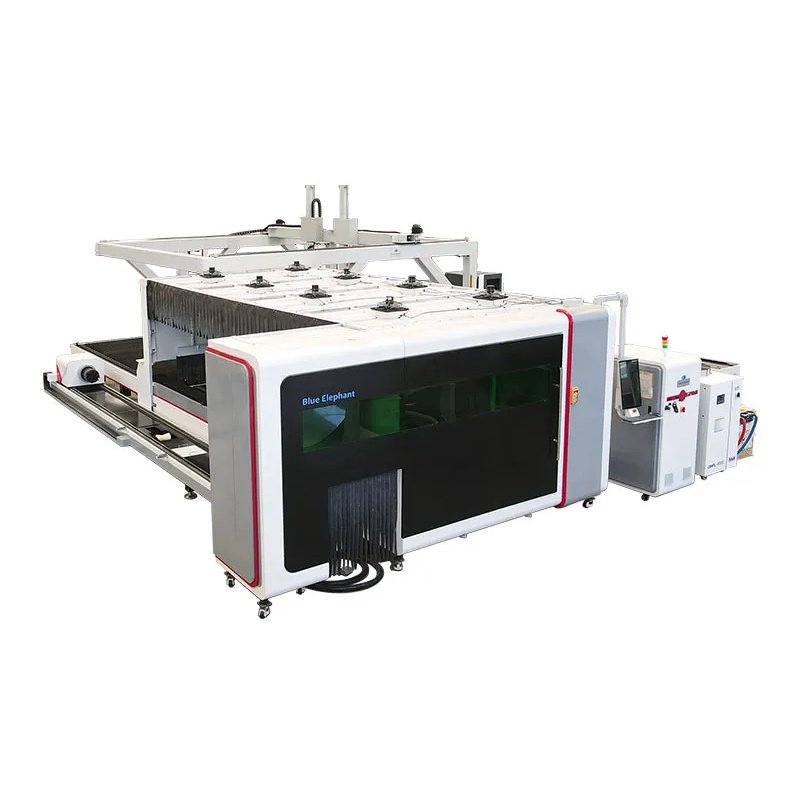 Half Enclosure Sheet and Tube Fiber Laser Cutting Machine