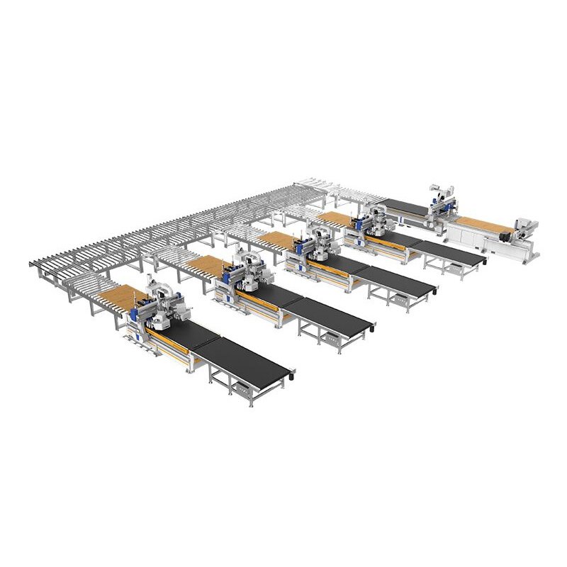 door making assembly line furniture production solution