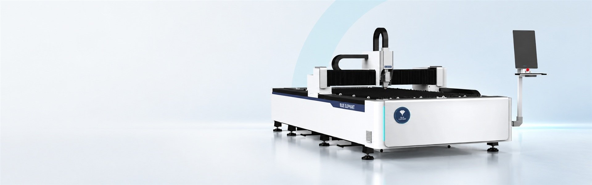 Fiber laser cutting machine for metal sheets