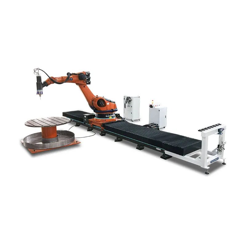 kr210 6 axis rail type engraving robot with 6m track